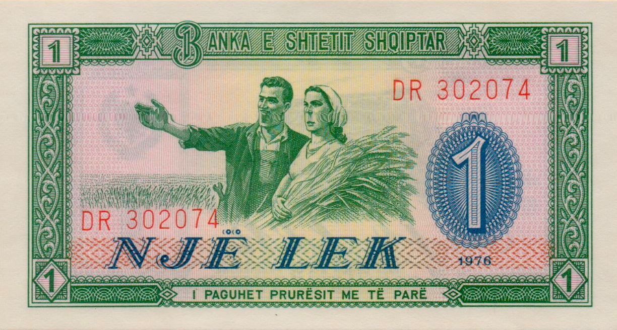 Albania 1 1976 UNC P-40